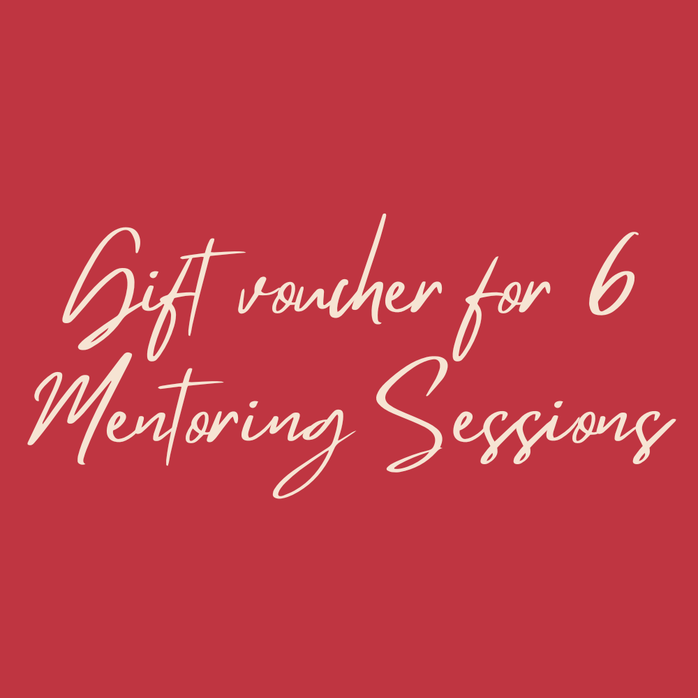Gift voucher - 6 mentoring sessions
